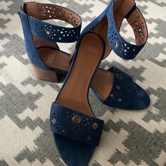 Franco Sarto Shoes - Franco Sarto Sandals 10M Navy